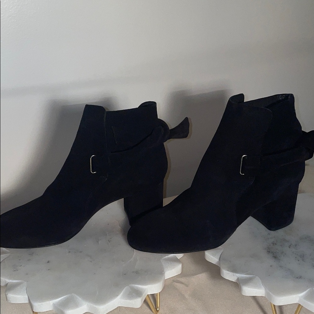 rag & bone Black Suede Heeled Boots NW